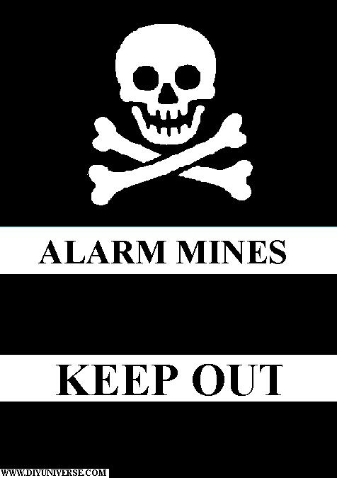 alarm mines