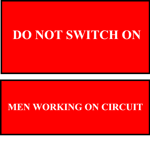 do not switch on