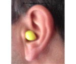 ear plug in ear