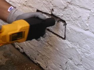 remove brick using sds drill