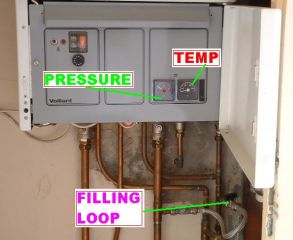 combination boiler pressure