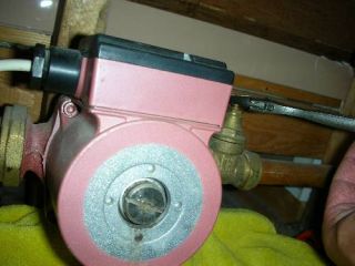 isolate valves each side Central heating pump