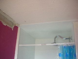 bathroom ceiling over shower