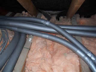 insulated loft pipes