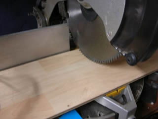 cut laminate chop saw