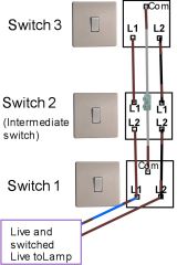 three way light switching