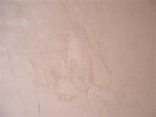 plaster on wall