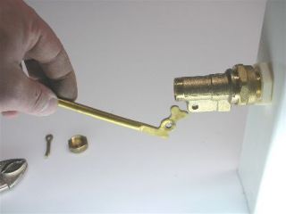 remove float valve arm