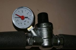 pressure relief valve installed