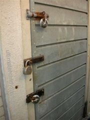 secure garage door