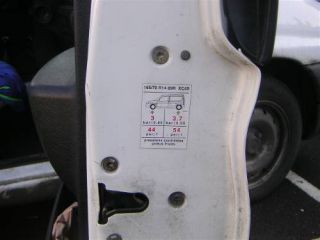 tyre pressure label