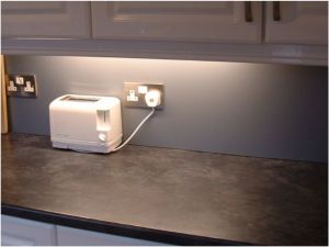 Acrylic platinum splashback