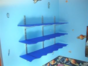 Acrylic bedroom shelving