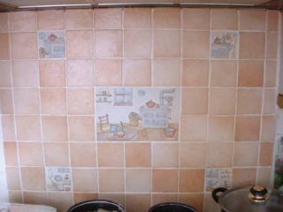 tiled splashback