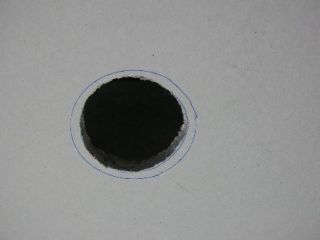 hole in plasterboard