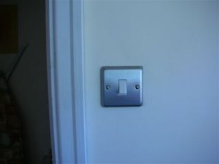 metal light switch