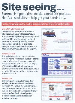 Ultimate Handyman in Computer Active magazine