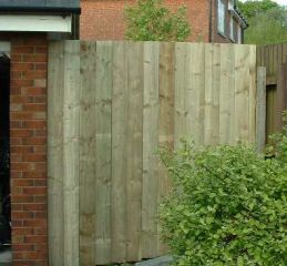 wood fence